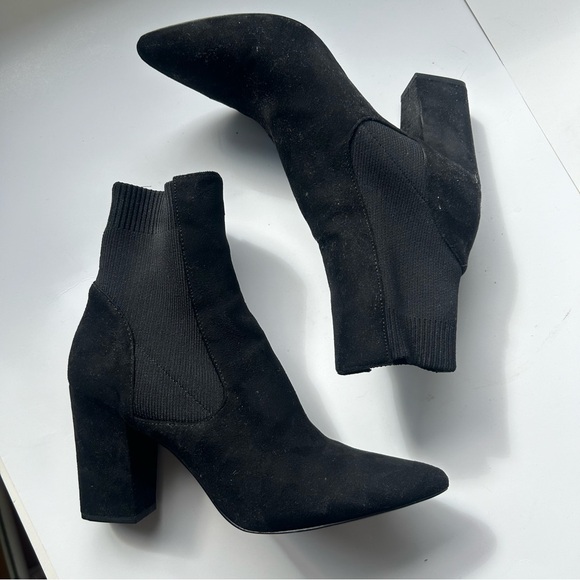 DESIGN LAB Suede Sock Booties (Women’s Size 7 M US) (Hudson’s Bay) - Picture 1 of 9